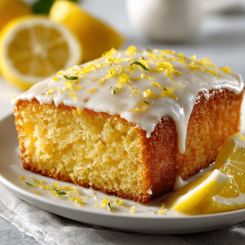 Lemon Drizzle Cake Recipe - Recipe Image