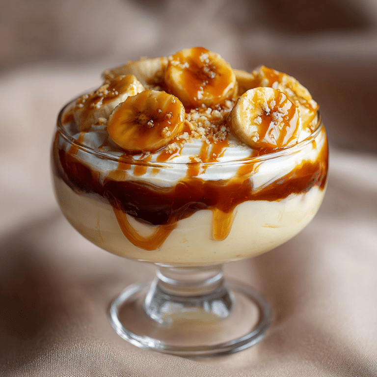Caramel Banana Dessert Recipe