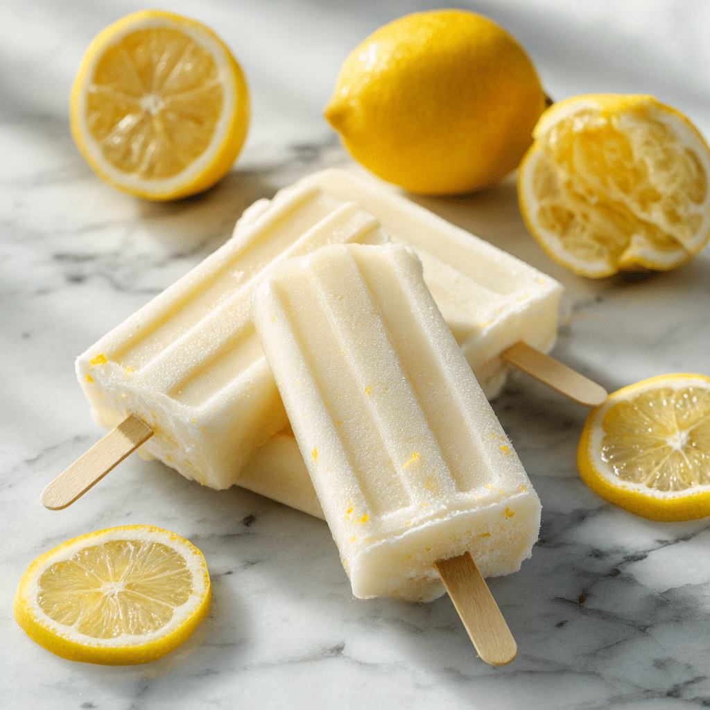 Lemon Yogurt Pops Recipe