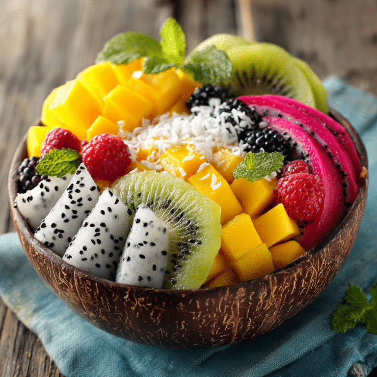 Tropical Fruit Bowl Recipe