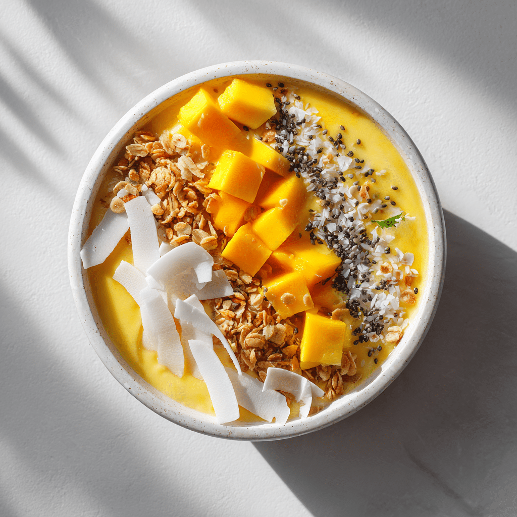 Coconut Mango Smoothie Bowl Recipe