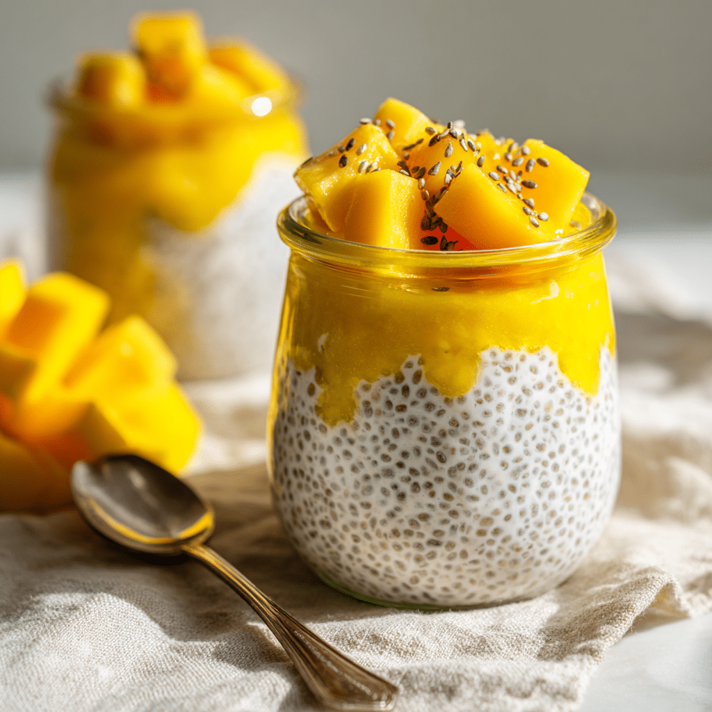 Mango Chia Pudding Recipe