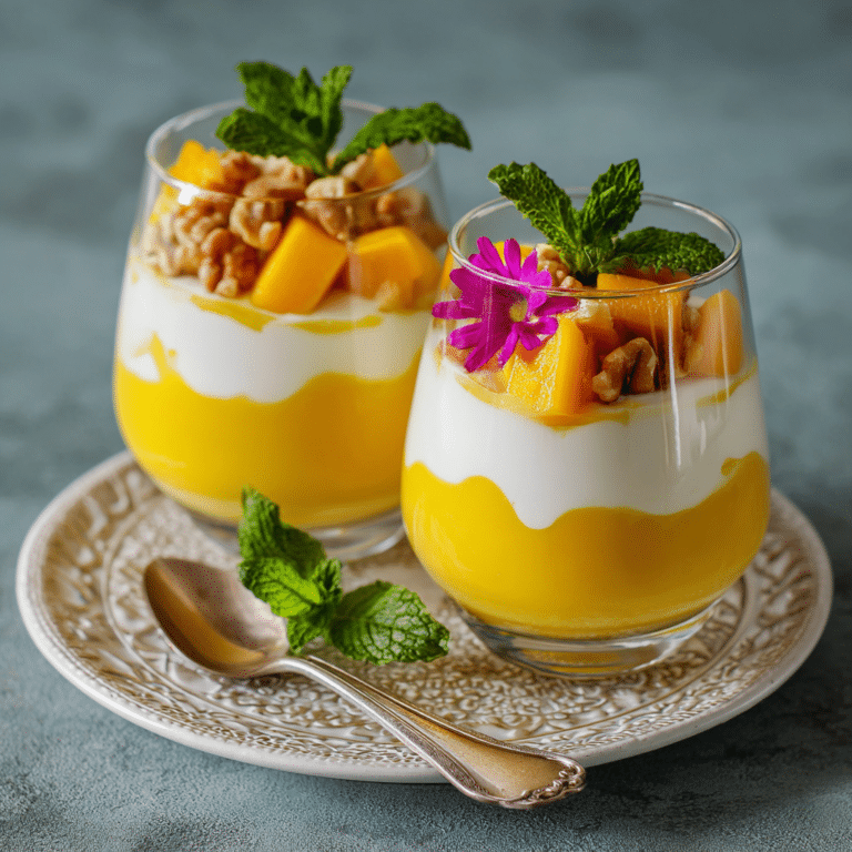 Mango Yogurt Dessert Recipe