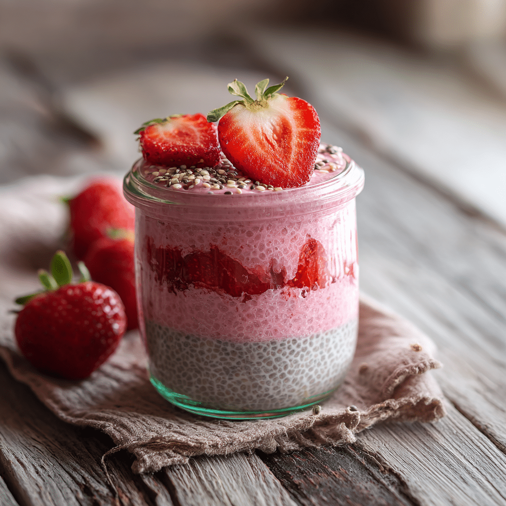 Strawberry Chia Pudding Recipe