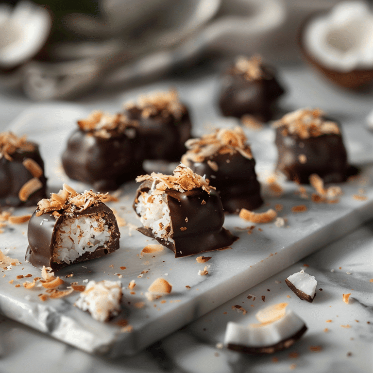 Chocolate Coconut Clusters Recipe