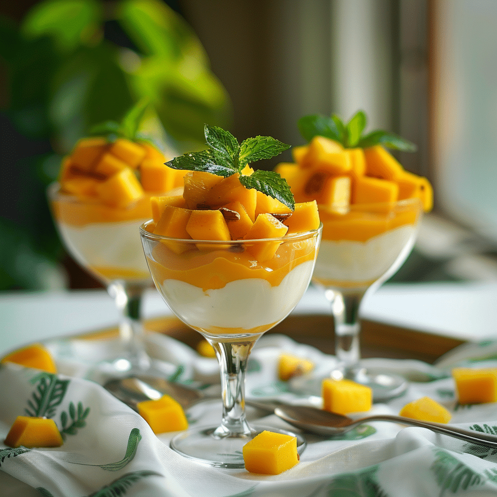Mango Yogurt Dessert Recipe