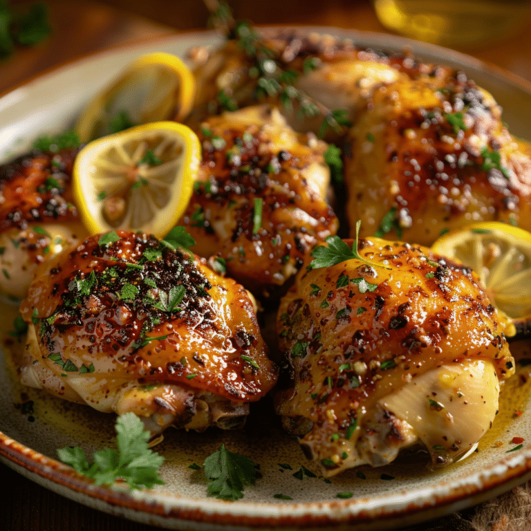Lemon Garlic Chicken Recipe