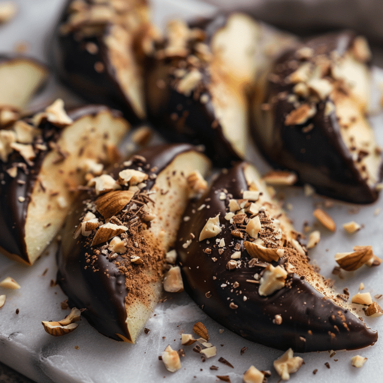 Chocolate Apple Slices Recipe
