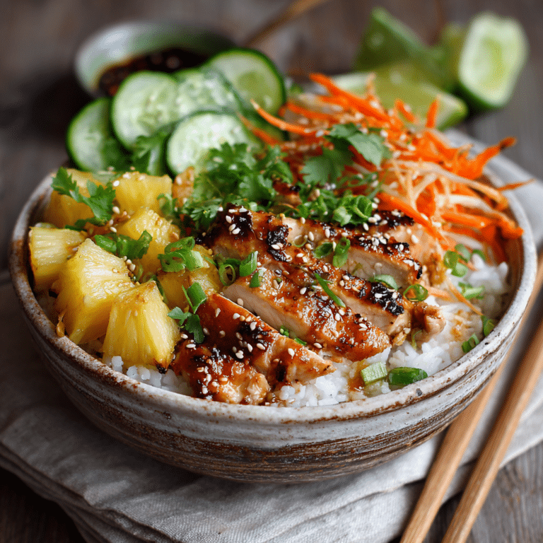 Pineapple Chicken Bowl Recipe