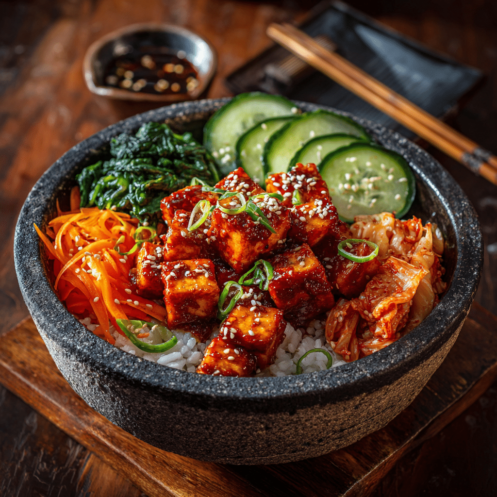 Spicy Korean Tofu Bowl Recipe