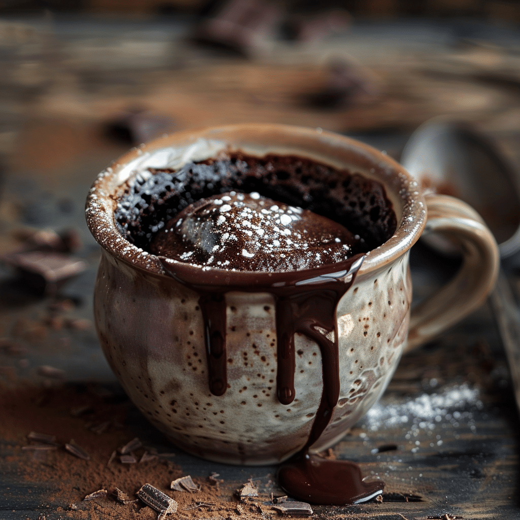 Chocolate Lava Mug Cake Recipe - Recipe Image