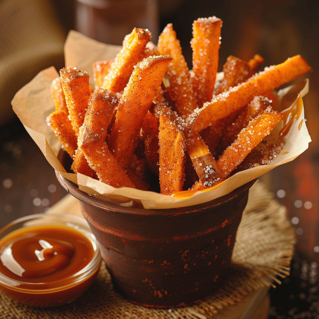 Sweet Potato Dessert Fries Recipe - Recipe Image