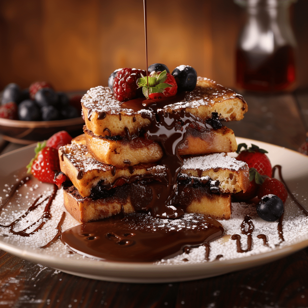 Chocolate Lava French Toast Recipe - Recipe Image