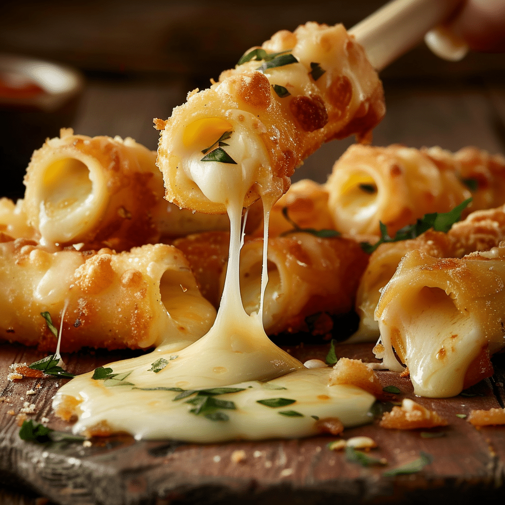 Crispy Cheese Pasta Rolls Recipe - Recipe Image