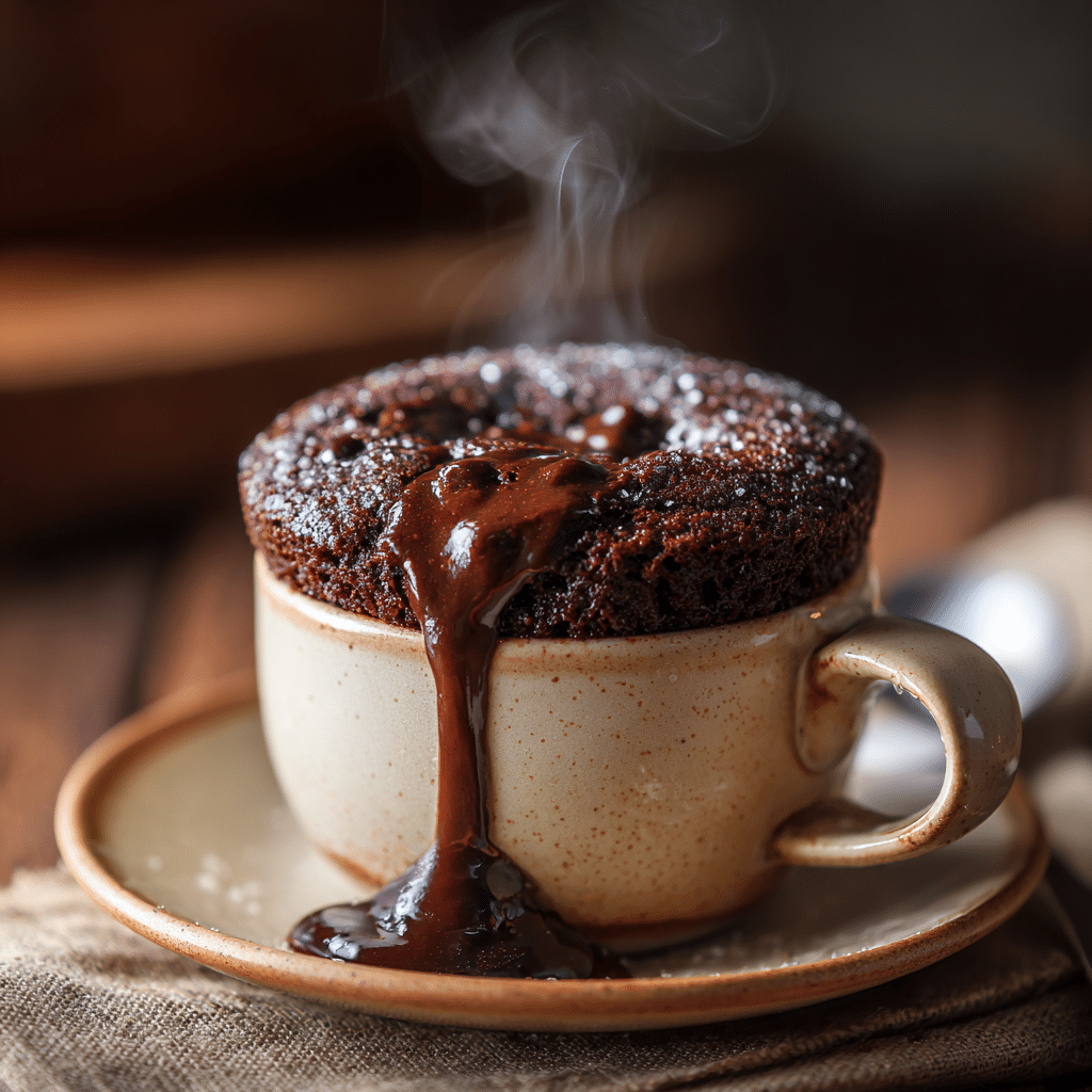 Chocolate Lava Mug Cake Recipe