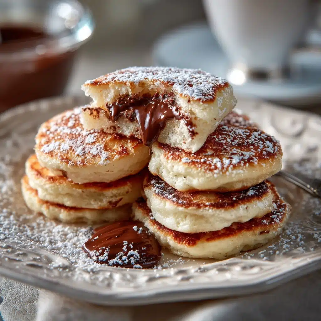 Nutella Stuffed Pancake Bites Recipe