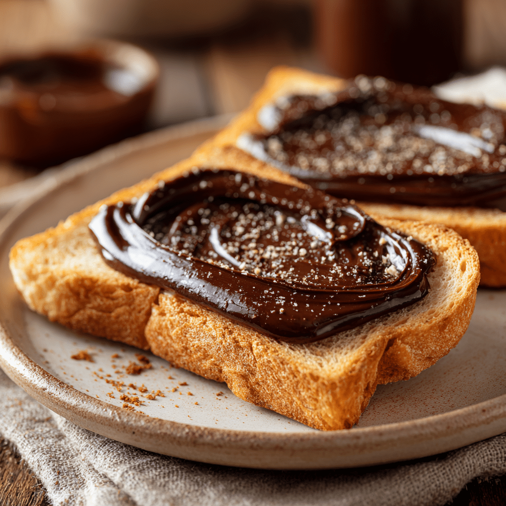 Quick Chocolate Toast Recipe