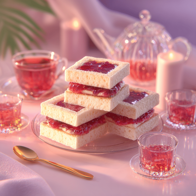 Mini Jam Sandwiches Recipe