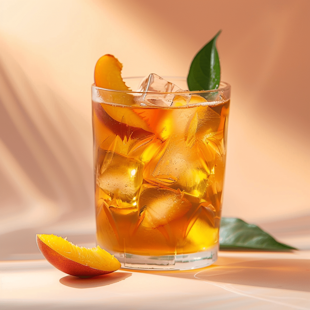 Peach Iced Tea Bliss: Fruity & Elegant Drink Recipe