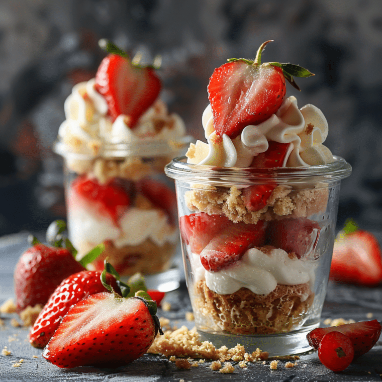 Strawberry Shortcake Parfaits Recipe