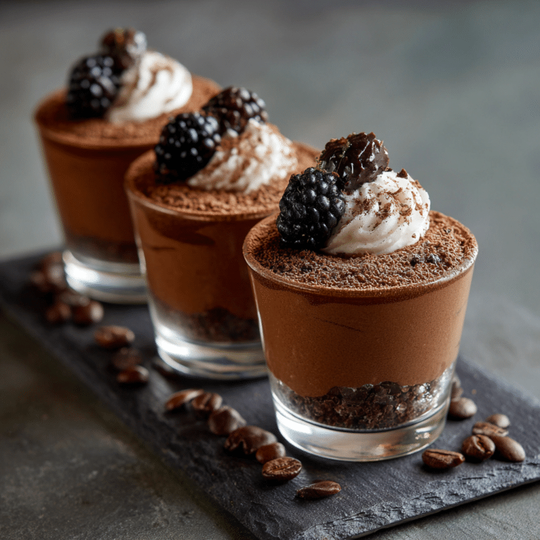 Chocolate Espresso Mousse Cups Recipe