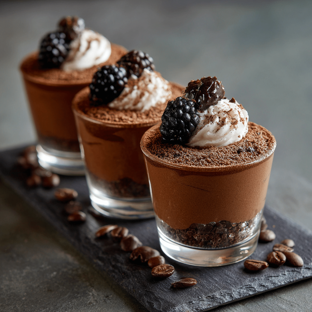 Chocolate Espresso Mousse Cups Recipe