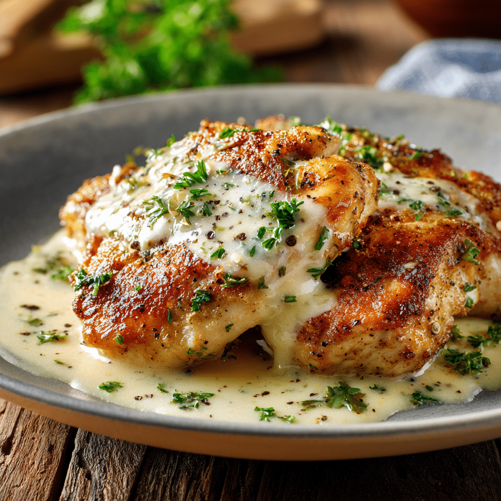 Creamy Garlic Parmesan Chicken Recipe - Recipe Image