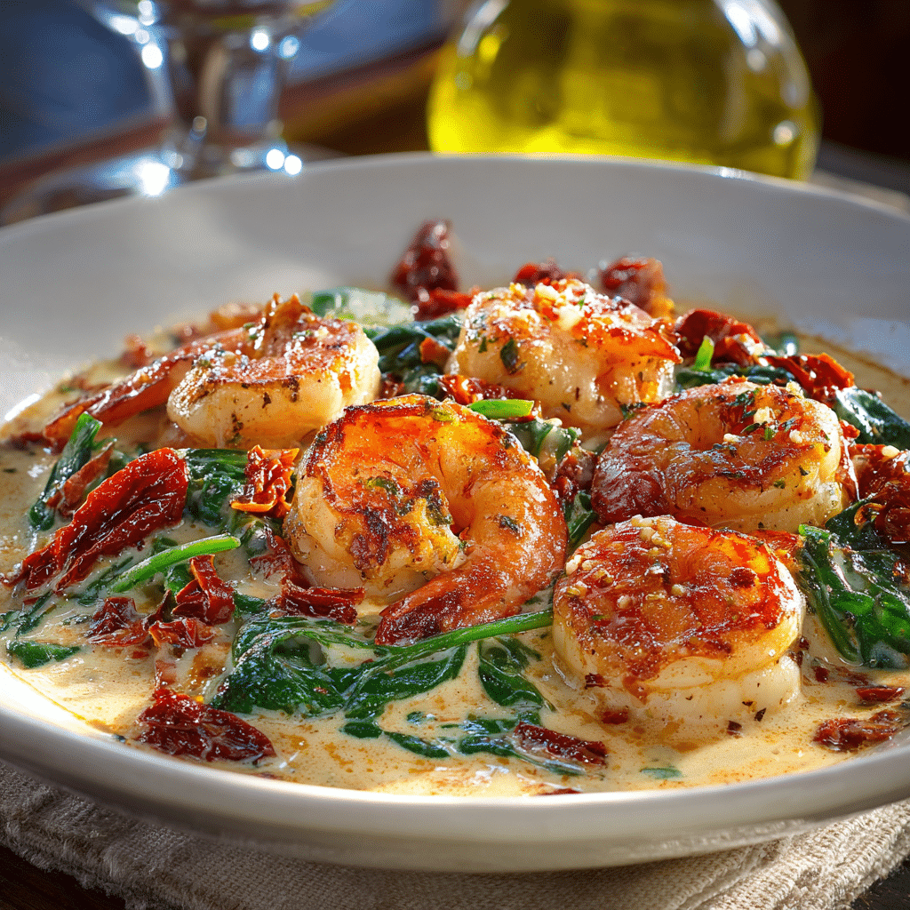 Creamy Tuscan Shrimp Recipe - Recipe Image