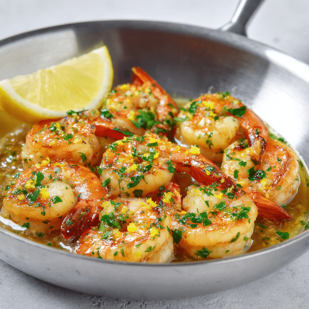 Lemon Butter Garlic Shrimp Recipe - Recipe Image