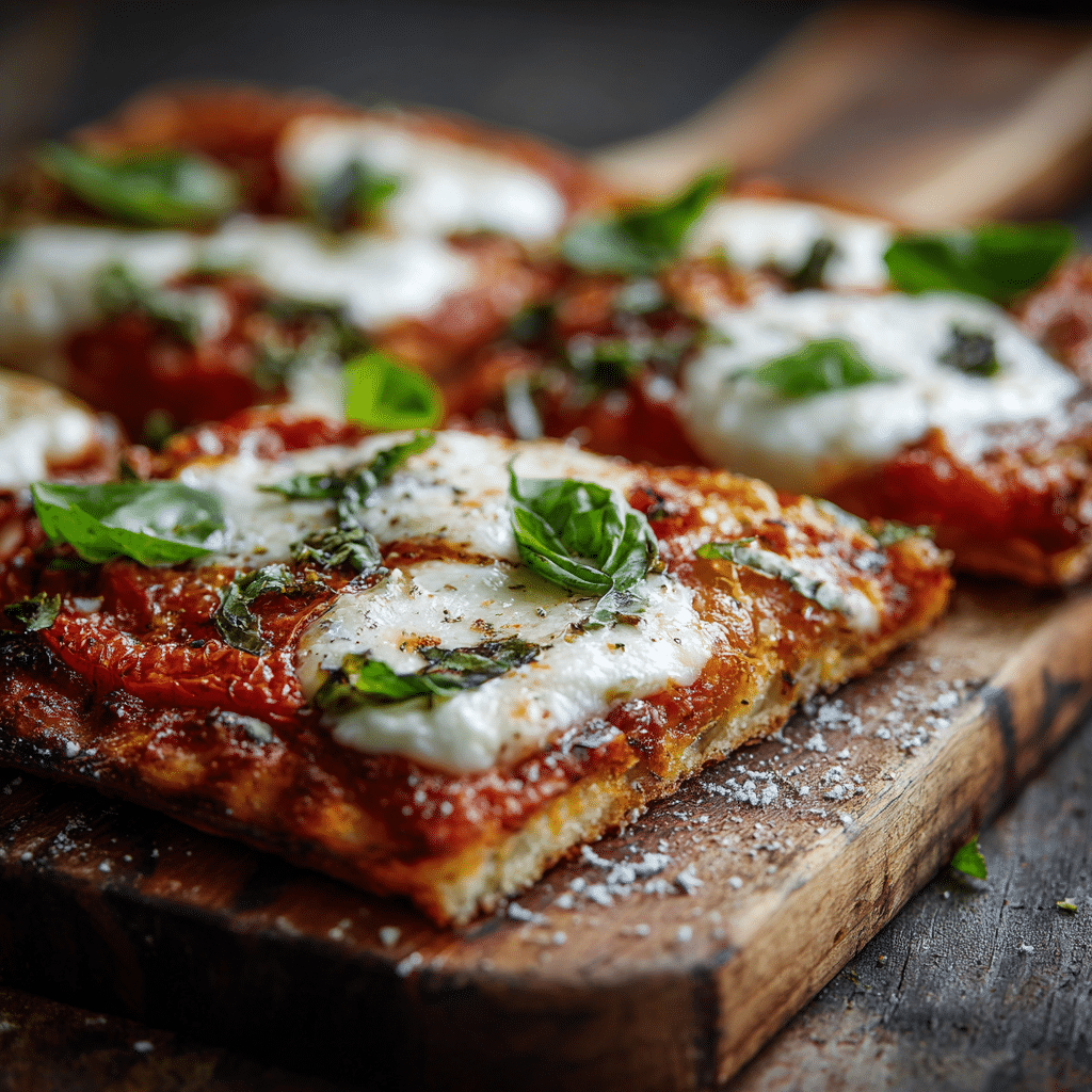 Margherita Flatbread Pizza Recipe - Recipe Image