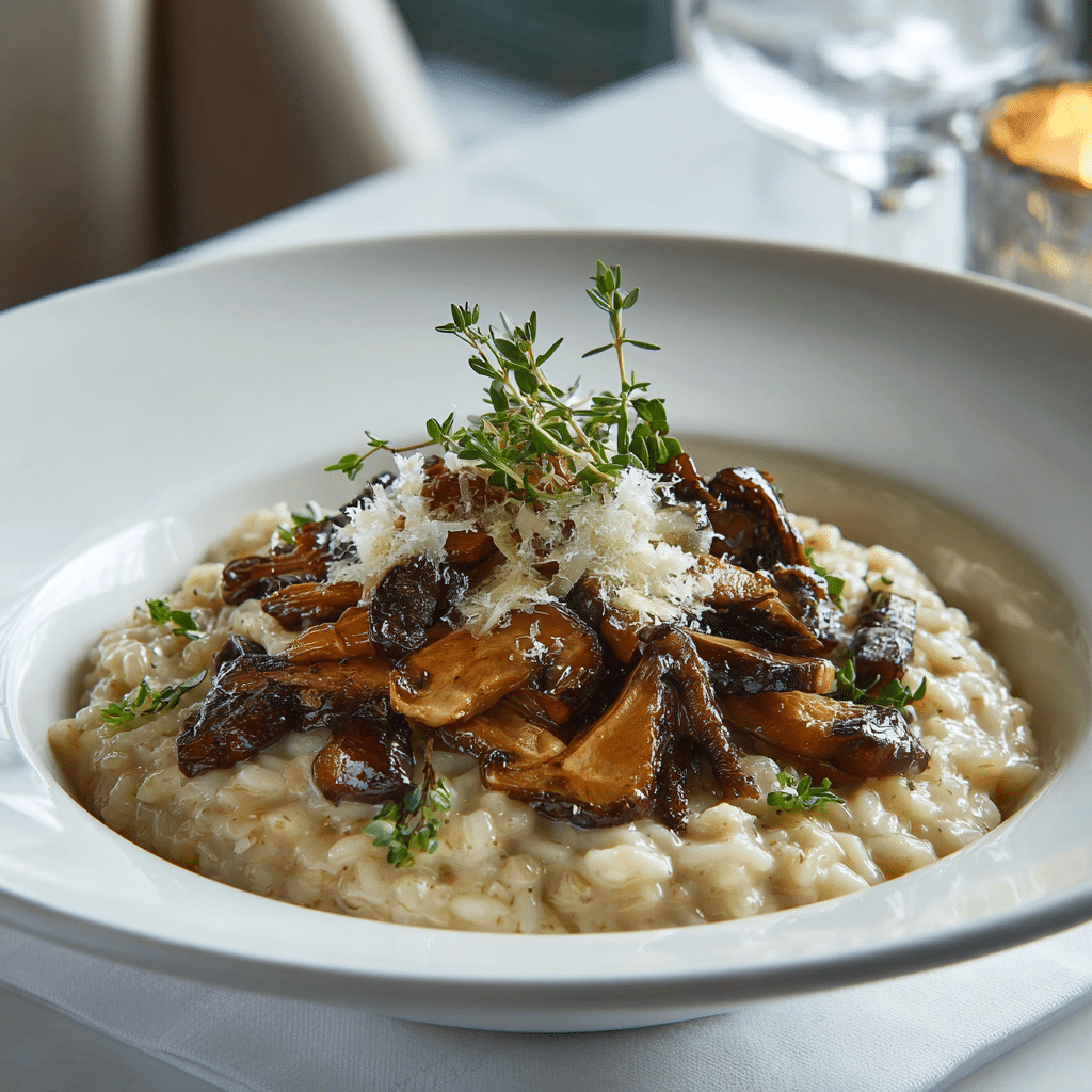 Creamy Mushroom Risotto Recipe - Recipe Image