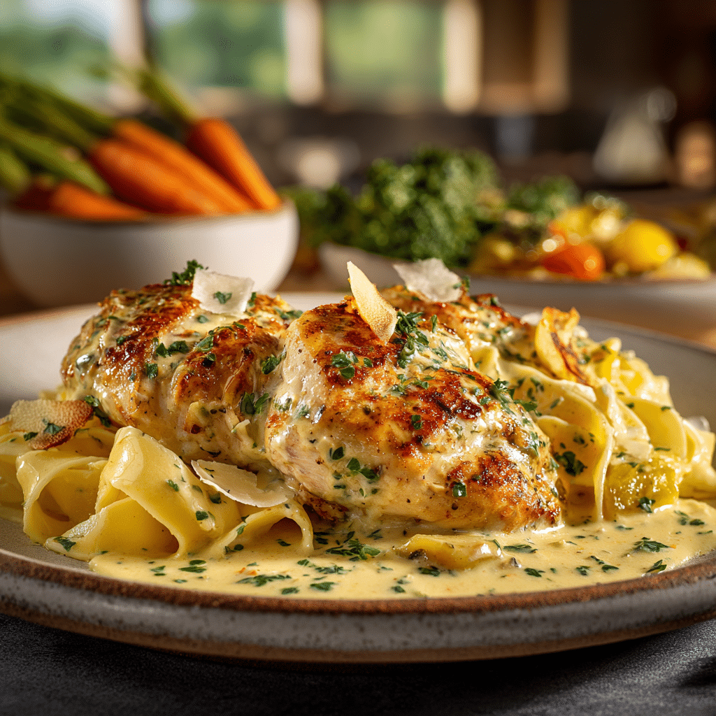 Creamy Garlic Parmesan Chicken Recipe - Recipe Image