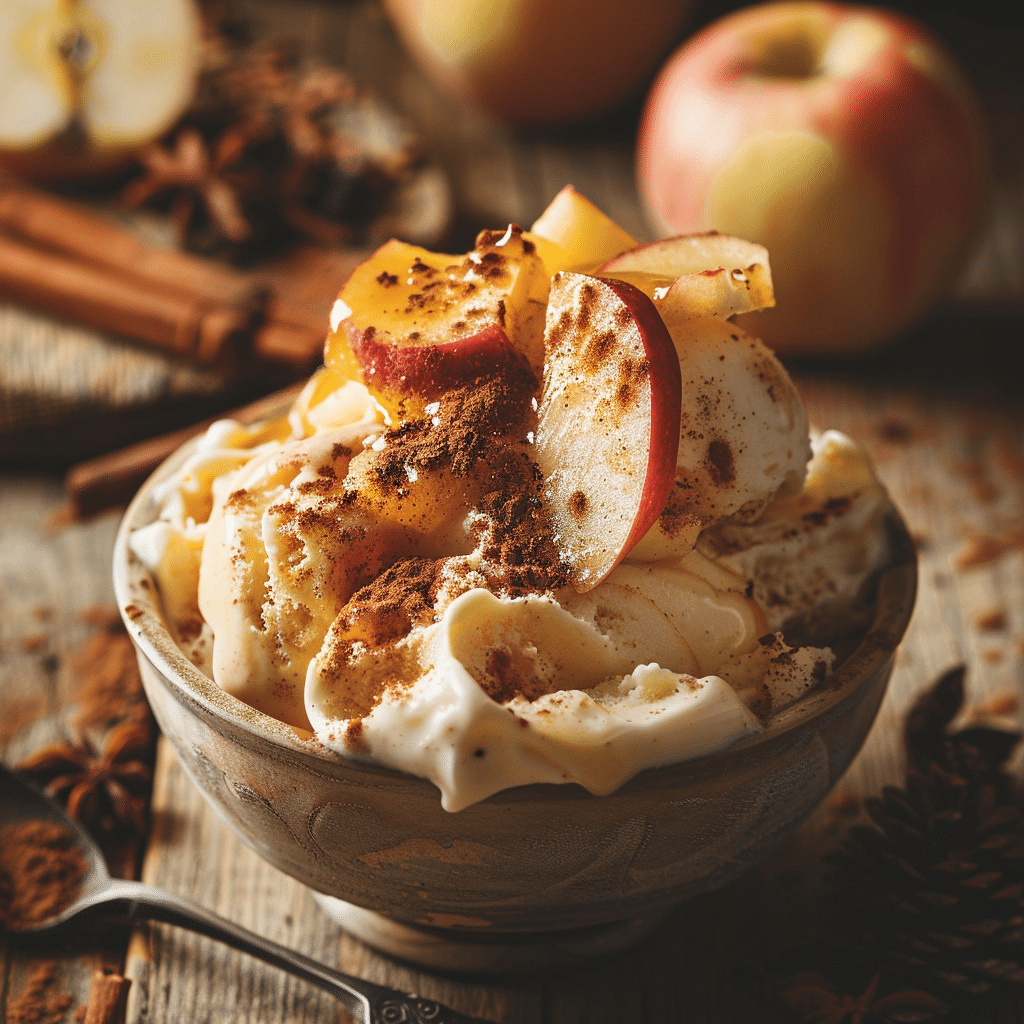 Apple Cinnamon Ice Cream Recipe - Recipe Image