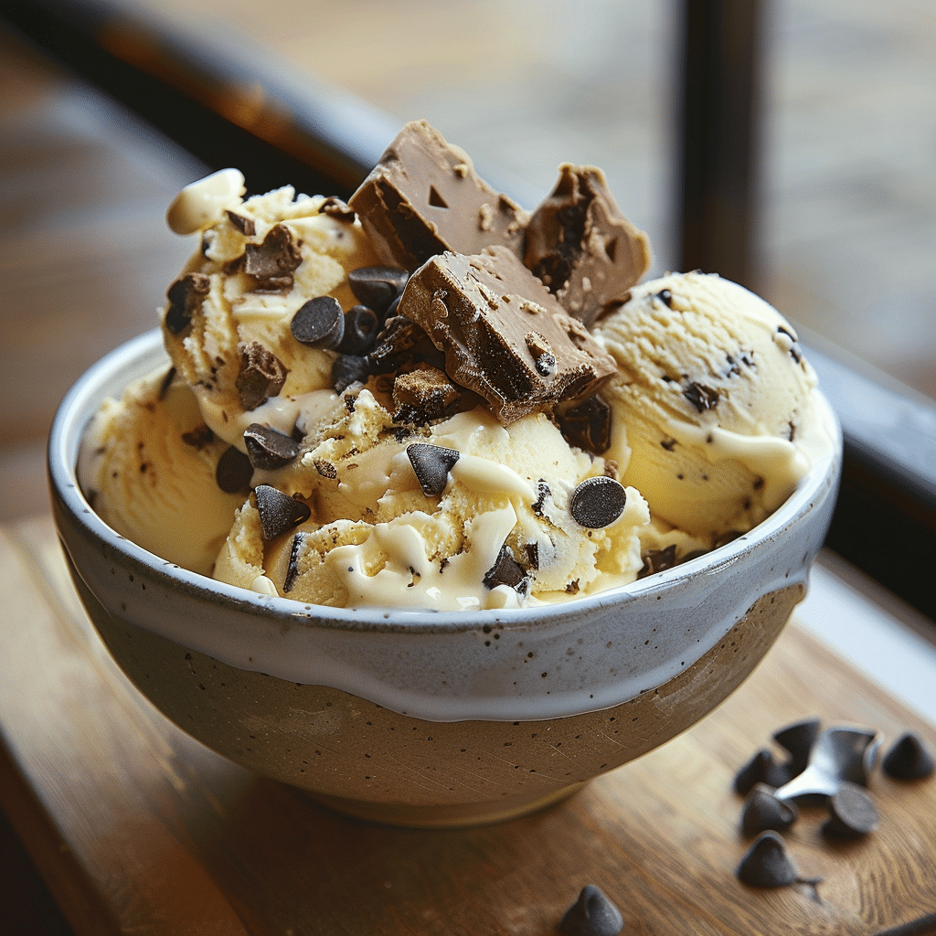 Chocolate Chip Cookie Ice Cream Recipe - Recipe Image
