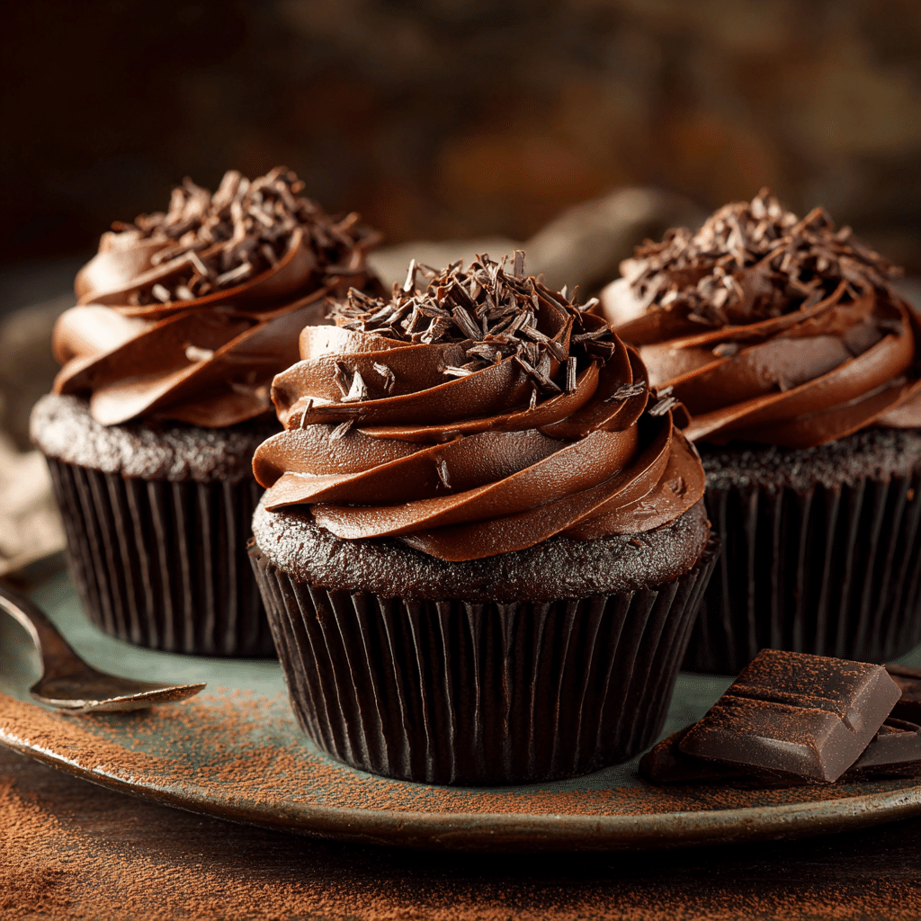 Chocolate Delight Cupcakes Recipe - Recipe Image