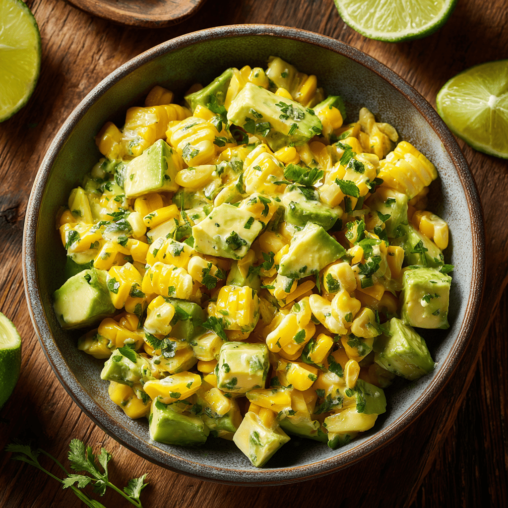 Creamy Corn Avocado Salad Recipe - Recipe Image