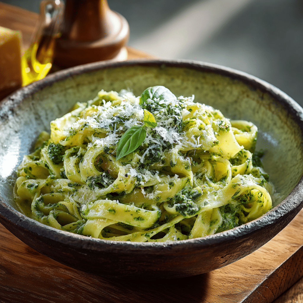 Creamy Spinach Pasta Recipe - Recipe Image