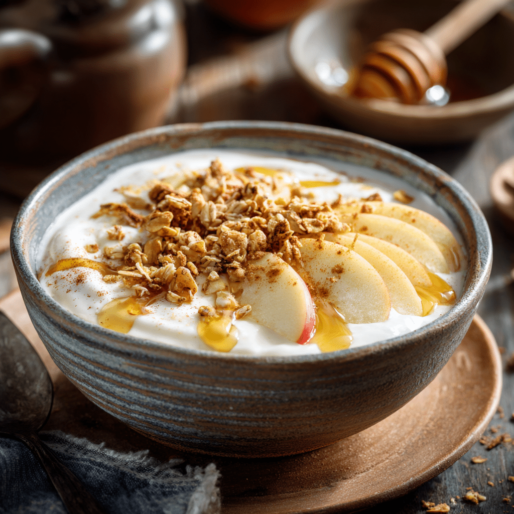Vanilla Apple Yogurt Bowl Recipe - Recipe Image