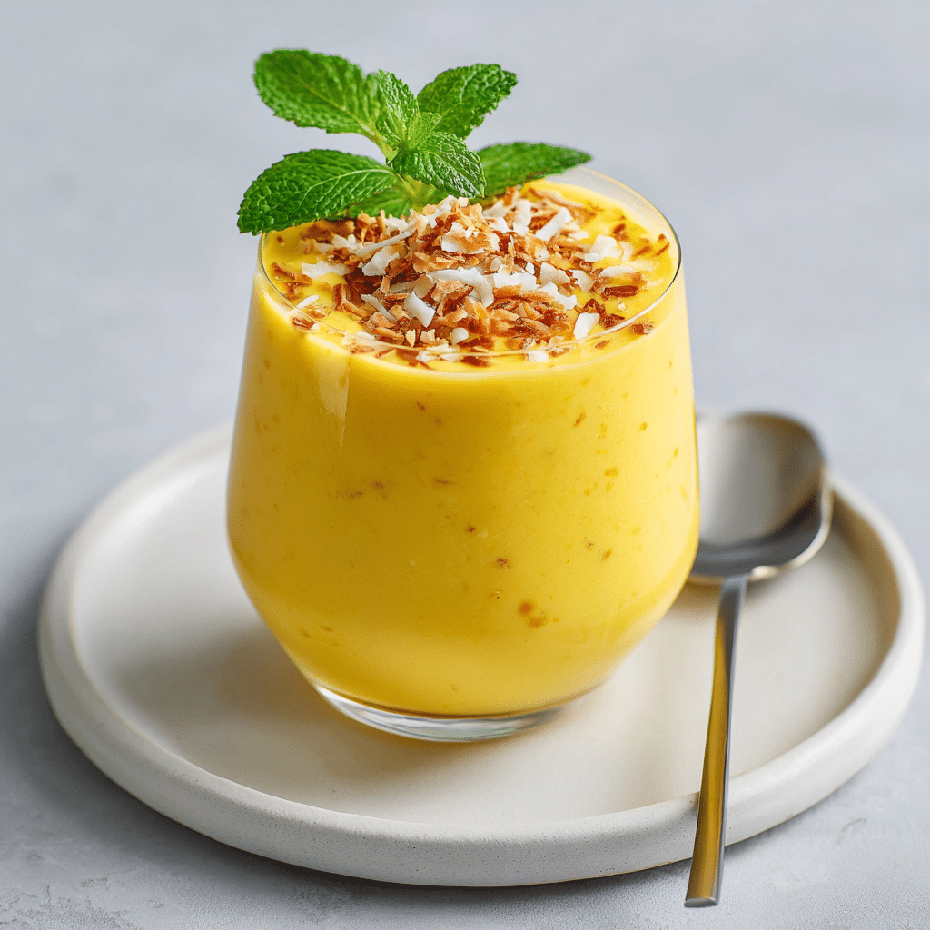 Mango Coconut Smoothie Recipe - Recipe Image
