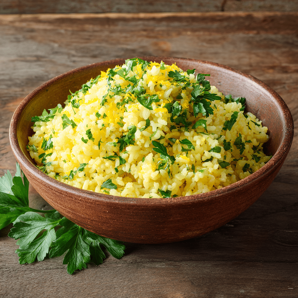 Lemon Herb Rice Recipe - Recipe Image