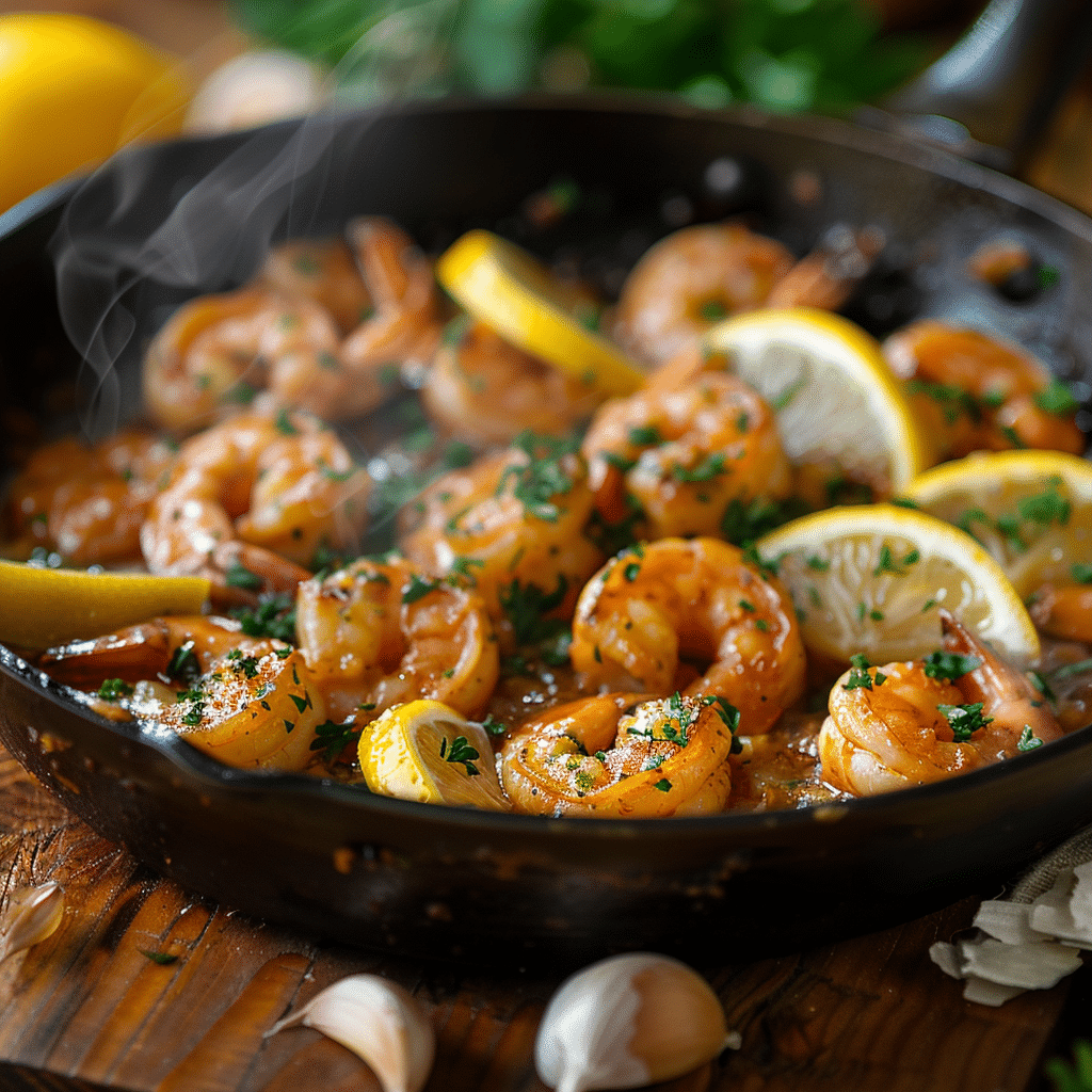 Garlic Lemon Shrimp Recipe - Recipe Image
