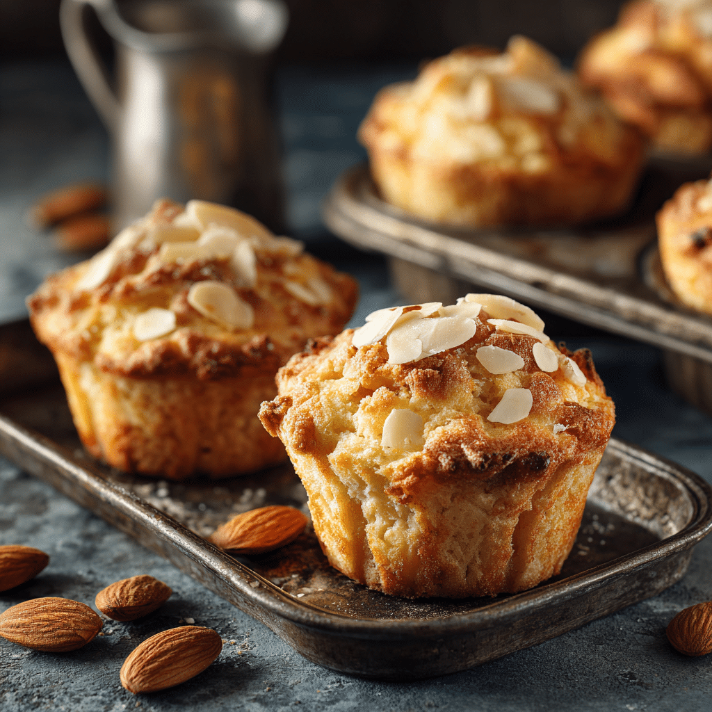 Vanilla Almond Muffins Recipe - Recipe Image