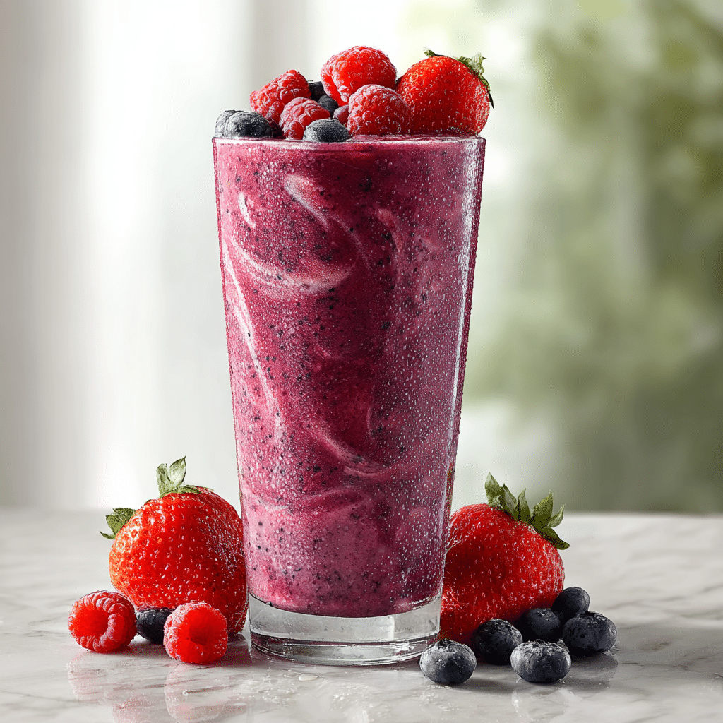 Berry Smoothie Recipe - Recipe Image