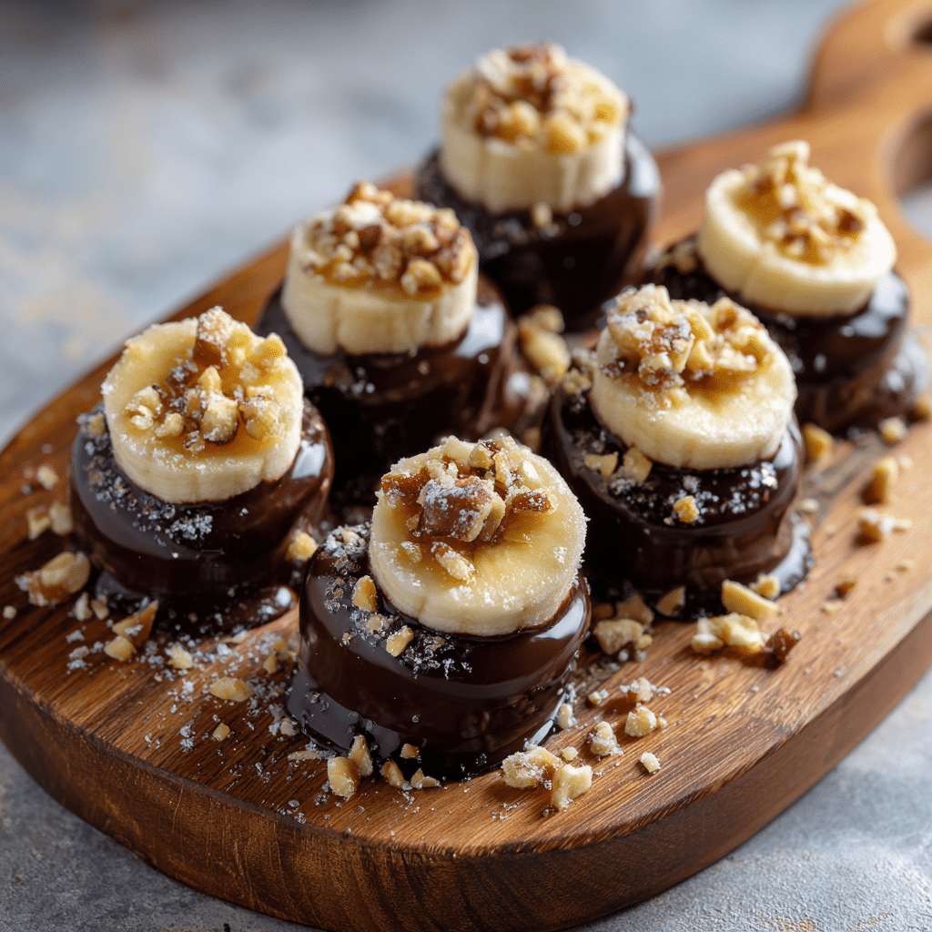Frozen Banana Chocolate Bites Recipe - Recipe Image
