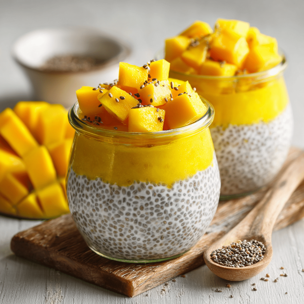Mango Chia Pudding Recipe - Recipe Image