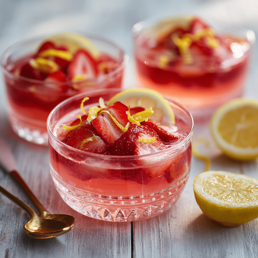 Strawberry Lemonade Cups Recipe - Recipe Image