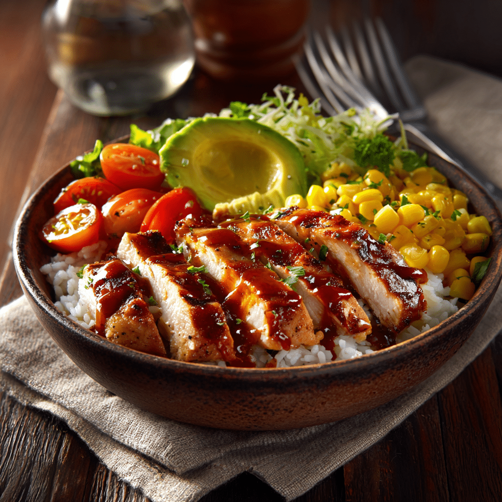 BBQ Chicken Bowl Recipe - Recipe Image