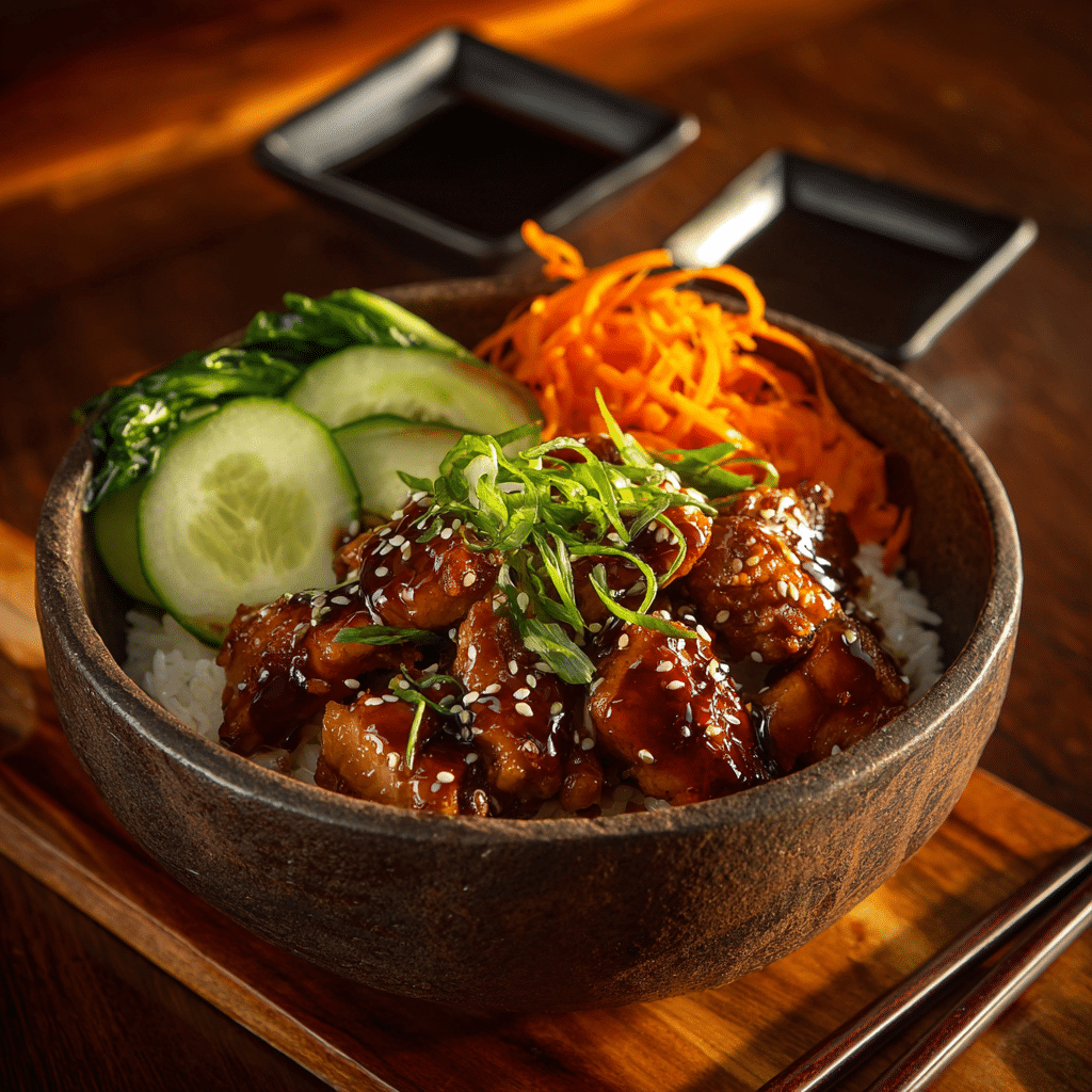 Garlic Soy Chicken Bowl Recipe - Recipe Image