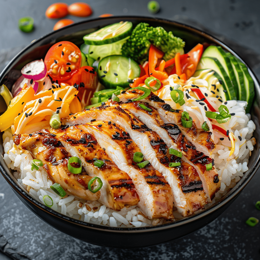 Chicken Rice Bowl Recipe - Recipe Image