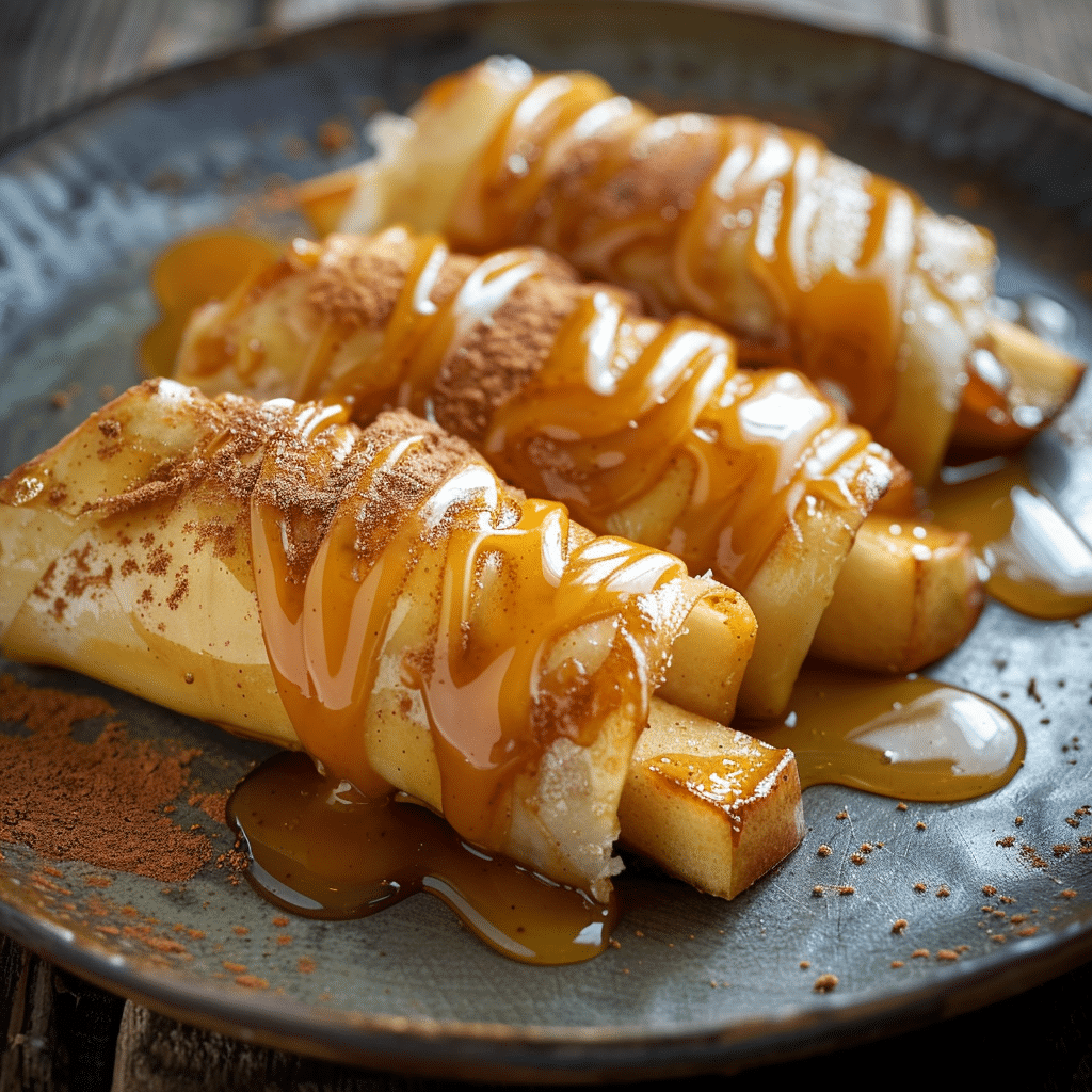 Caramel Apple Wraps Recipe - Recipe Image
